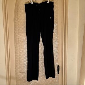 Women Fila Black Pants L